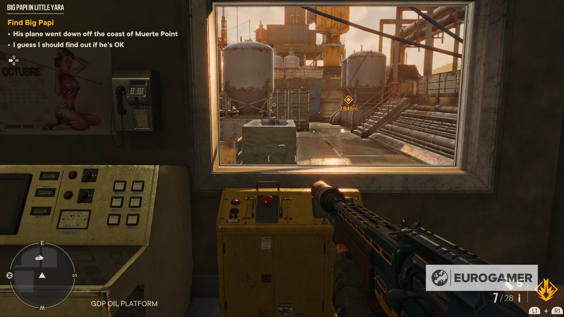 Far Cry 6 GDP Oil Platform location and how to get oil platform gun